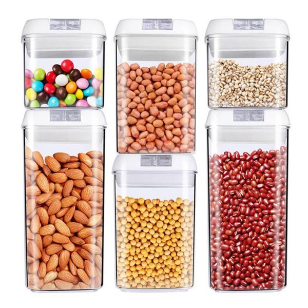 storage bottles & jars kitchen organizer cereal box large capacity air-tight food container pot for dry grain milk powder sugar
storage bottles & jars kitchen organizer cereal box large capacity air-tight food container pot for dry grain milk powder sugar