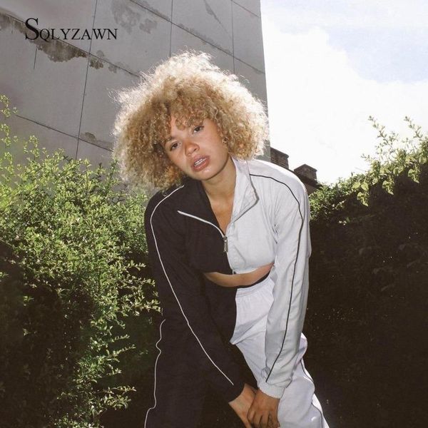 two piece dress white and black color blcok tracksuit female gothic fall crop jacket jogger pants 2 set streetwear sweatsuits outfits
two piece dress white and black color blcok tracksuit female gothic fall crop jacket jogger pants 2 set streetwear sweatsuits outfits