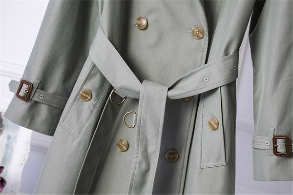 women's trench coats long classic windbreaker waterproof british high-end english style autumn winter gabadian solid color size coat h7, Tan;black
women's trench coats long classic windbreaker waterproof british high-end english style autumn winter gabadian solid color size coat h7, Tan;black
