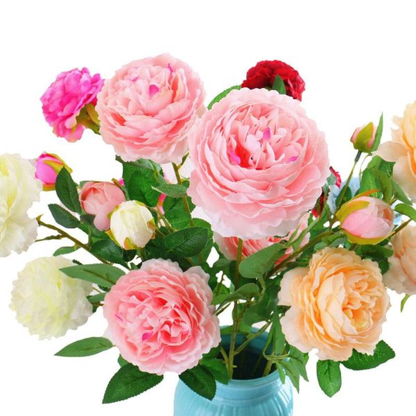 decorative flowers & wreaths 2pcs fake 3 heads vintage artificial peony silk flower wedding home table garland dorm decoration bouquet of fa
decorative flowers & wreaths 2pcs fake 3 heads vintage artificial peony silk flower wedding home table garland dorm decoration bouquet of fa