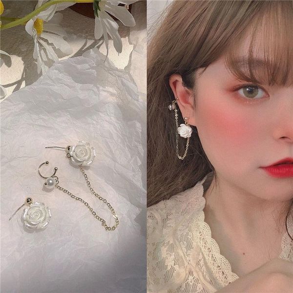 dangle & chandelier 2021 simple retro style white rose pearl tassel earring for woman aestheticism dissymmetry eardrop jewelry wholesale, Silver
dangle & chandelier 2021 simple retro style white rose pearl tassel earring for woman aestheticism dissymmetry eardrop jewelry wholesale, Silver