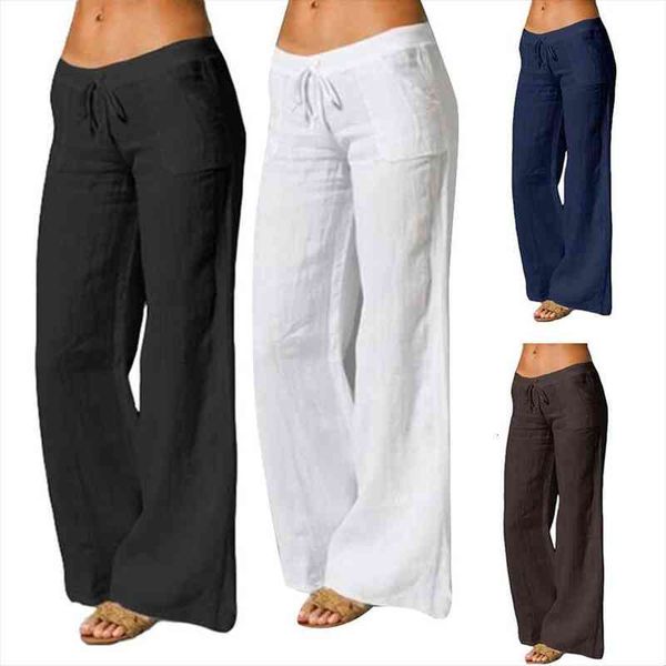 solid color pockets drawstring womens capris elastic wide leg long trousers woman mujer pantalones, Black;white
solid color pockets drawstring womens capris elastic wide leg long trousers woman mujer pantalones, Black;white