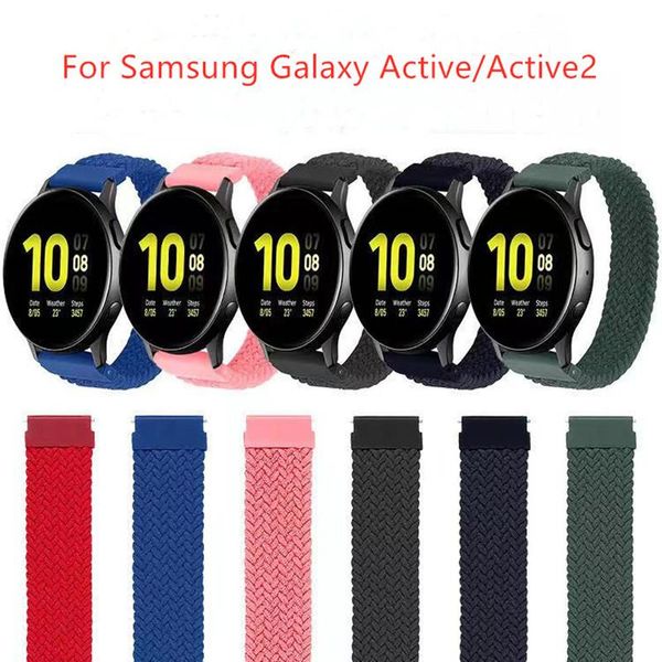 watch bands 20mm nylon braided solo loop replacement strap for samsung galaxy active/active 2 40mm 44mm sport bracelet band, Black;brown
watch bands 20mm nylon braided solo loop replacement strap for samsung galaxy active/active 2 40mm 44mm sport bracelet band, Black;brown