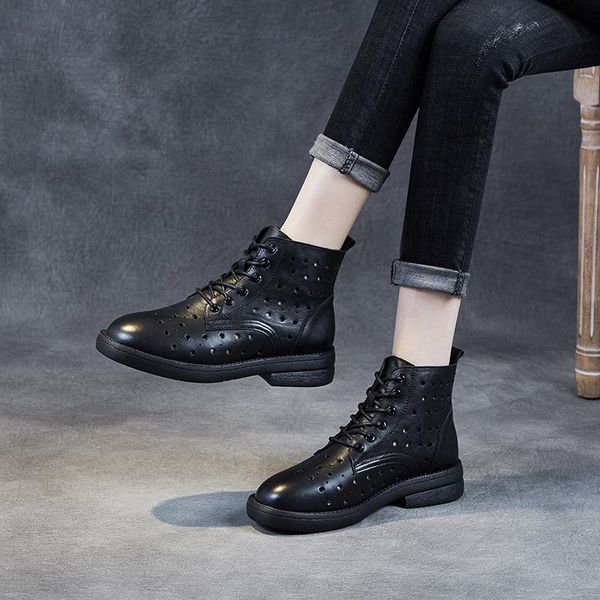 boots sandals spring women 2021 and summer hollow out breathable single shoes hong kong style short fashion, Black
boots sandals spring women 2021 and summer hollow out breathable single shoes hong kong style short fashion, Black