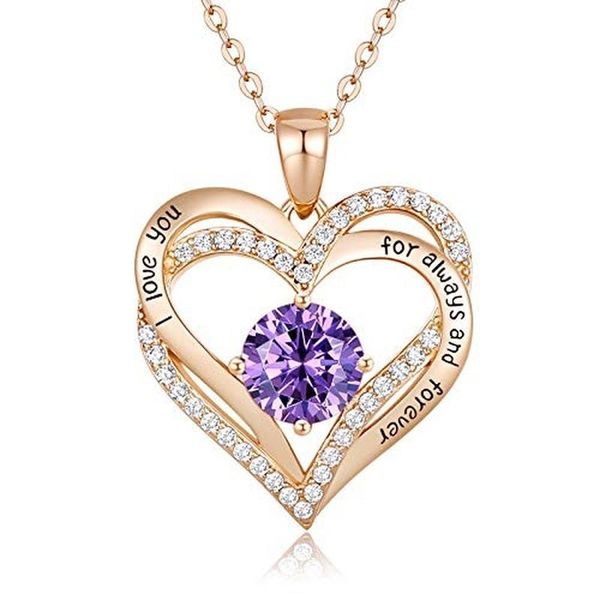 pendant necklaces forever love heart women necklace birthstone for with cubic jewelry gifts birthday gift mom, Silver
pendant necklaces forever love heart women necklace birthstone for with cubic jewelry gifts birthday gift mom, Silver