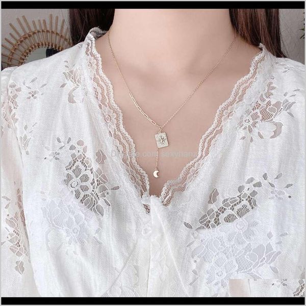 necklaces & pendants jewelry drop delivery 2021 korean version ins net red mosaic 925 sier necklace micro inlaid with zircon square brand mo, Silver
necklaces & pendants jewelry drop delivery 2021 korean version ins net red mosaic 925 sier necklace micro inlaid with zircon square brand mo, Silver