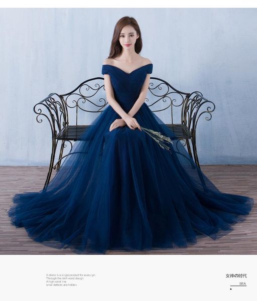 party dresses sw19105 elegant women vestidos 2021 boat neck long evening lady lace up tulle prom robe wedding dress sweet memory, White;black
party dresses sw19105 elegant women vestidos 2021 boat neck long evening lady lace up tulle prom robe wedding dress sweet memory, White;black