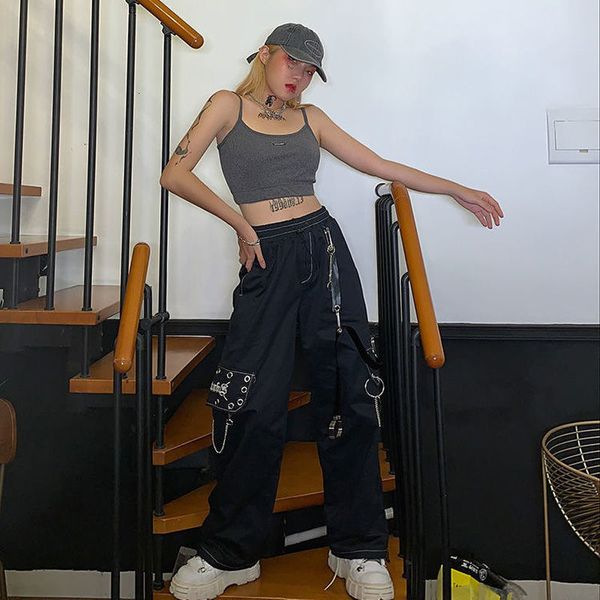 men's pants female punk pants, harajuku broad legs, black, hip hop, position, women's street fashion gseb
men's pants female punk pants, harajuku broad legs, black, hip hop, position, women's street fashion gseb
