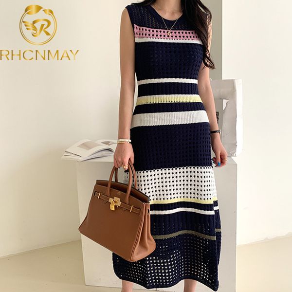 new summer fashion hollow out knitted dresses women sleeveless striped patchwork sweater mermaid dress vintage, Black;gray
new summer fashion hollow out knitted dresses women sleeveless striped patchwork sweater mermaid dress vintage, Black;gray