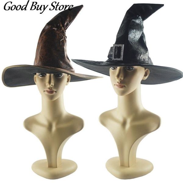 wide brim hats leather witch wizard fashion party headgear halloween props cosplay costume accessories children masquerade, Blue;gray
wide brim hats leather witch wizard fashion party headgear halloween props cosplay costume accessories children masquerade, Blue;gray