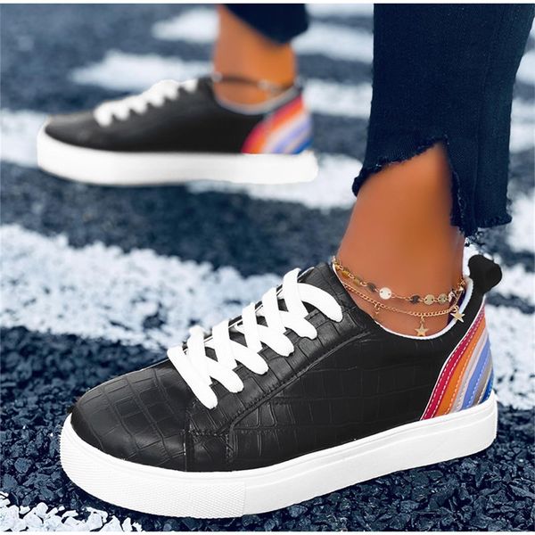 2021 women sneakers spring autumn fashion rainbow lace up ladies comfortable casual shoes 36-43 outdoor walking sport flats
2021 women sneakers spring autumn fashion rainbow lace up ladies comfortable casual shoes 36-43 outdoor walking sport flats
