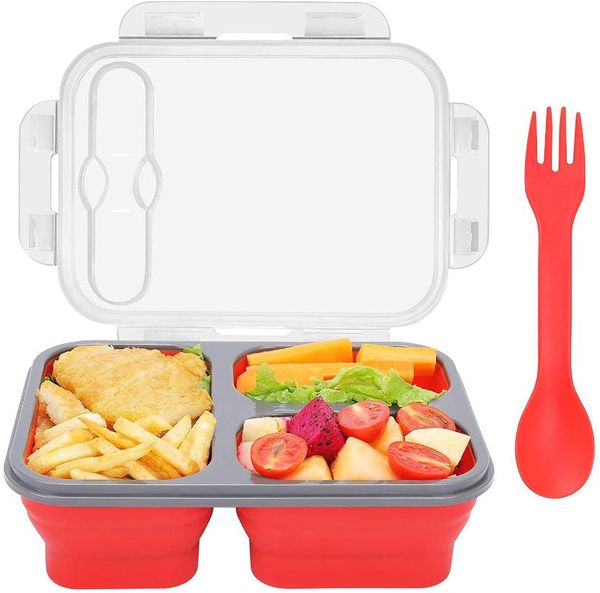 dinnerware sets 1100ml silicone folding bento lunch box 3 compartment collapsible storage container for kids adults microwave
dinnerware sets 1100ml silicone folding bento lunch box 3 compartment collapsible storage container for kids adults microwave