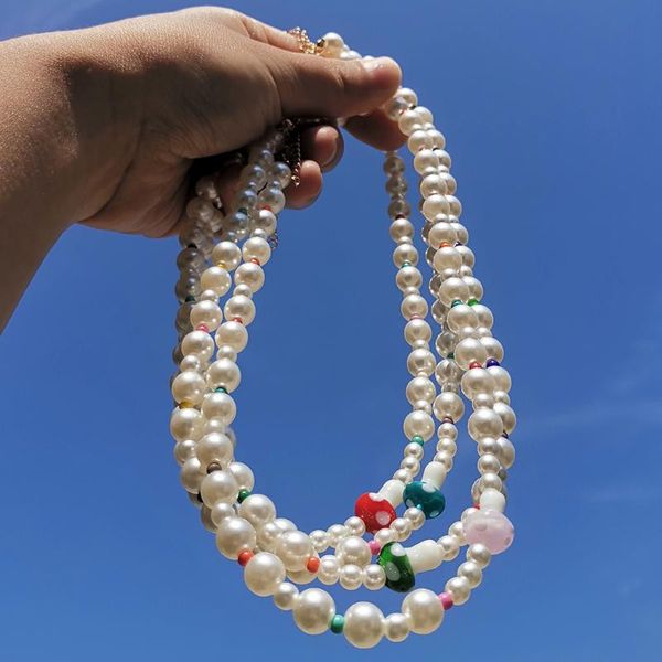 chokers zx handmade vintage simulated pearl beaded chain short necklace for women cute plant mushroom beads wholesale, Golden;silver
chokers zx handmade vintage simulated pearl beaded chain short necklace for women cute plant mushroom beads wholesale, Golden;silver