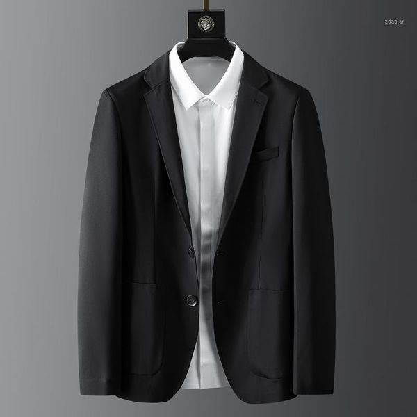 men's suits & blazers autumn male blazer luxury business casual single breasted simple men fashion slim seamless man plus size 4xl, White;black
men's suits & blazers autumn male blazer luxury business casual single breasted simple men fashion slim seamless man plus size 4xl, White;black