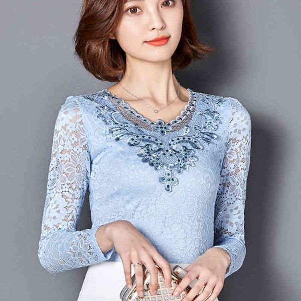 twicefanx autumn women blouse shirts long-sleeve diamonds lace elegant fashion blusa shirts plus size 918b 210420, White
twicefanx autumn women blouse shirts long-sleeve diamonds lace elegant fashion blusa shirts plus size 918b 210420, White