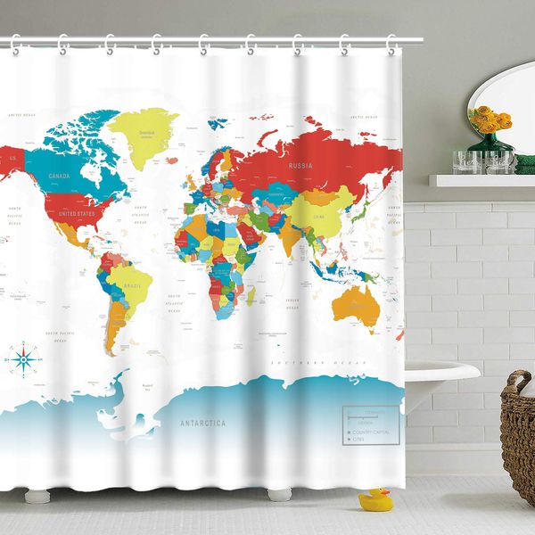 world map shower curtain, educational geography countries bathroom curtain fabric bathroom curtain home decoration set with
world map shower curtain, educational geography countries bathroom curtain fabric bathroom curtain home decoration set with