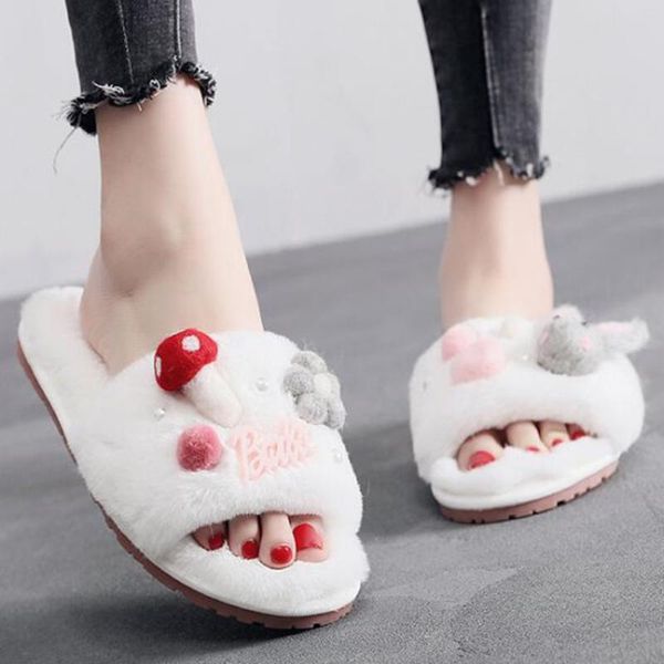 women cute plush slippers cartoon autumn winter shoes soft warm open toe slipper 2021 ladies fur comfort female footwear xx514, Black
women cute plush slippers cartoon autumn winter shoes soft warm open toe slipper 2021 ladies fur comfort female footwear xx514, Black