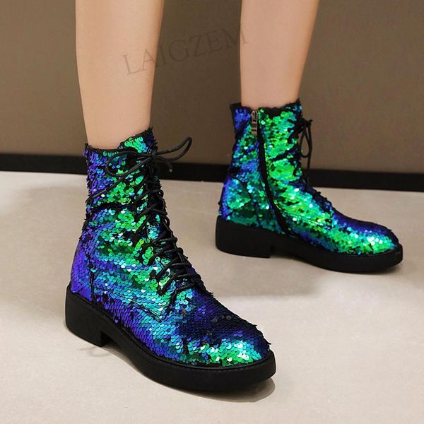 boots laigzem women ankle sequined glitter square heels short booties side zip ladies female shoes woman large size 33 41 42 43 u0ha, Black
boots laigzem women ankle sequined glitter square heels short booties side zip ladies female shoes woman large size 33 41 42 43 u0ha, Black