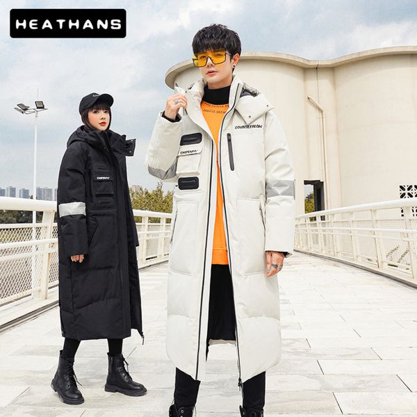 men's and women's 25 degree down ets, korean feather long above the knee, winter coats, Black
men's and women's 25 degree down ets, korean feather long above the knee, winter coats, Black