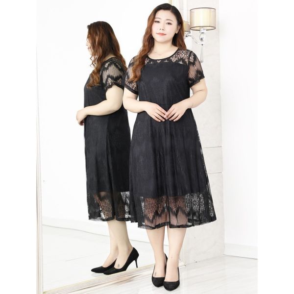 dress plus size 10xl 8xl 6xl female 4xl short sleeve summer es black vintage femme lace clothes ol the line ed fine for mujers, Black;gray
dress plus size 10xl 8xl 6xl female 4xl short sleeve summer es black vintage femme lace clothes ol the line ed fine for mujers, Black;gray