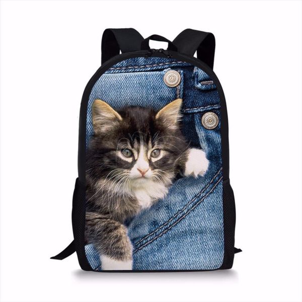 backpack childrens school bags for teenage girls cute denim cat dog schoolbags kids bookbag 3d cartoon animal mochila
backpack childrens school bags for teenage girls cute denim cat dog schoolbags kids bookbag 3d cartoon animal mochila