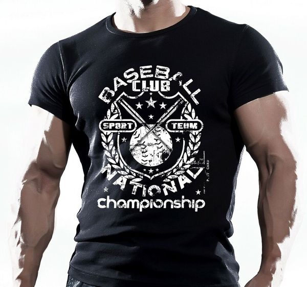 american baseball club sport championship mens black t-shirt tee clothing top, White;black
american baseball club sport championship mens black t-shirt tee clothing top, White;black