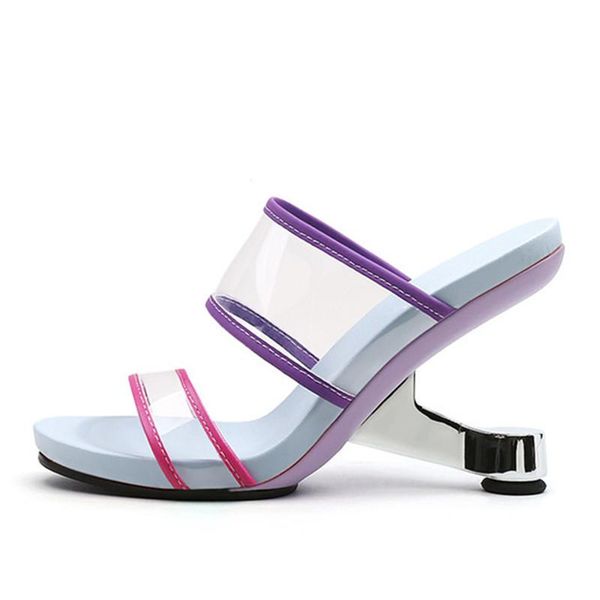 transparent pvc women summer slippers strange heel gladiator sandals platform shoes woman outside slides 8cm high slipper, Black
transparent pvc women summer slippers strange heel gladiator sandals platform shoes woman outside slides 8cm high slipper, Black