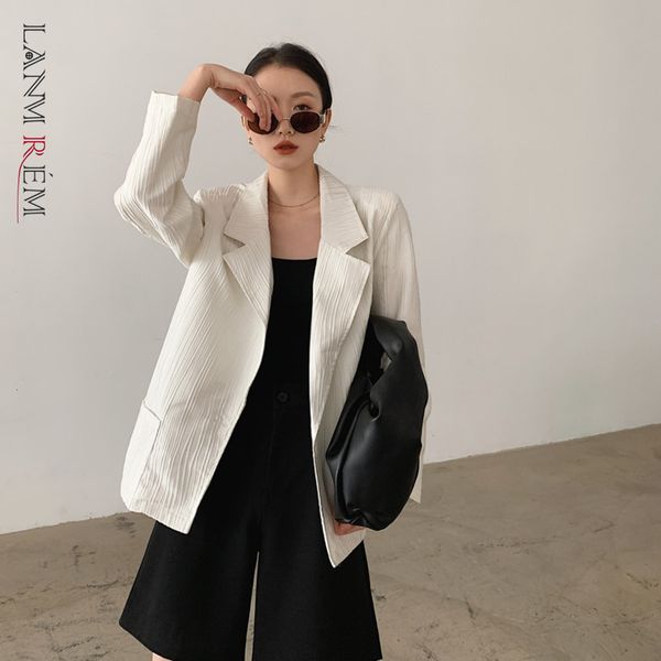 suit coat turn-down collar white single-button loose elegant light weight blazer for women fashion tide 2a1391 210507, White;black
suit coat turn-down collar white single-button loose elegant light weight blazer for women fashion tide 2a1391 210507, White;black