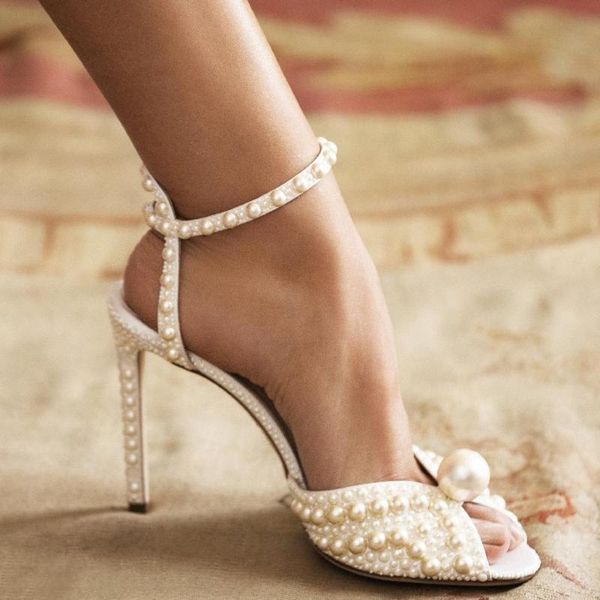 beige pearl women pumps peep toe summer sandals female handmade stiletto high heels sandalias mujer shoes woman 41, Black
beige pearl women pumps peep toe summer sandals female handmade stiletto high heels sandalias mujer shoes woman 41, Black