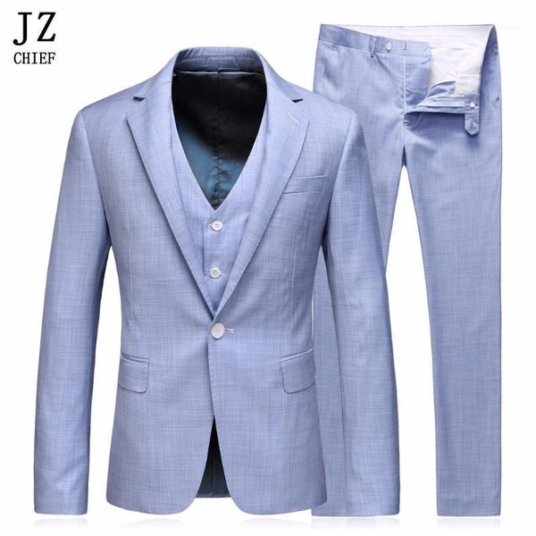 men suits for wedding light blue blazer buiness jackets one button 3 pieces(jacket+pants+vest)groom wear plus size men's & blazers, White;black
men suits for wedding light blue blazer buiness jackets one button 3 pieces(jacket+pants+vest)groom wear plus size men's & blazers, White;black