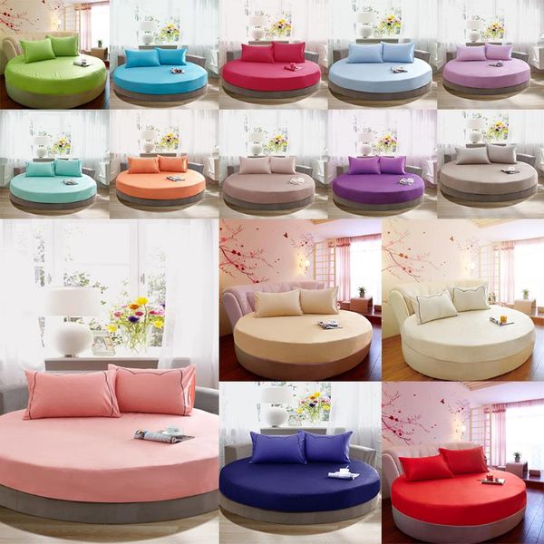 sheets & sets el home textile solid color pure cotton round bed spread fitted sheet covers 86'' diameter
sheets & sets el home textile solid color pure cotton round bed spread fitted sheet covers 86'' diameter