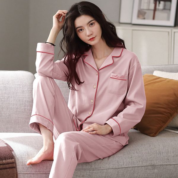 home cardigan pajama's spring long sleeve pure cotton fashion autumn and winter home cloth set, Black;red
home cardigan pajama's spring long sleeve pure cotton fashion autumn and winter home cloth set, Black;red