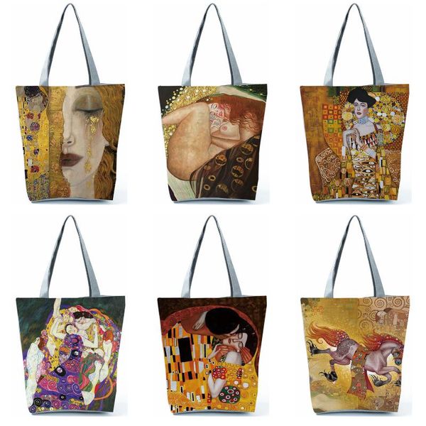 evening bags custom pattern oil painting tears cloth tote for women gustav klimt ladise fashion handbags large capacity shopping
evening bags custom pattern oil painting tears cloth tote for women gustav klimt ladise fashion handbags large capacity shopping