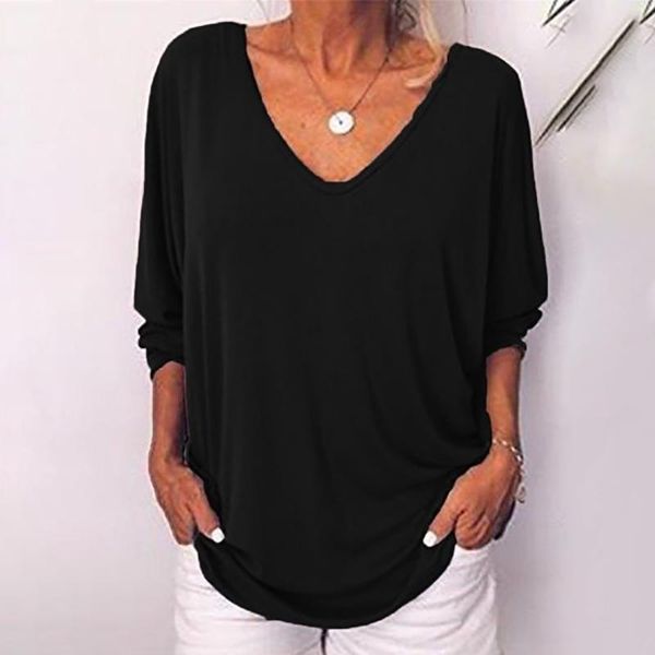 women's blouses & shirts casual v-neck solid color blouse 3/4 sleeve back button women tunic shirt short floral blusas, White
women's blouses & shirts casual v-neck solid color blouse 3/4 sleeve back button women tunic shirt short floral blusas, White