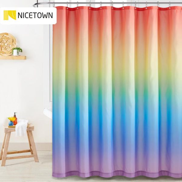 colors waterproof screen gradient bath curtain polyester fabric washable shower curtains bathroom decorations hooks
colors waterproof screen gradient bath curtain polyester fabric washable shower curtains bathroom decorations hooks