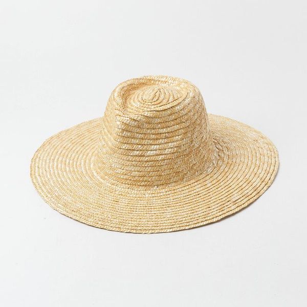 wide brim hats women's summer hat solid sun protection cap female concave straw beach panama 2021, Blue;gray
wide brim hats women's summer hat solid sun protection cap female concave straw beach panama 2021, Blue;gray