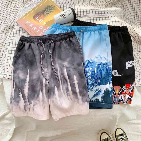 men's beach summer loose large size quick drying pants korean version leisure seaside flower shorts lovers fashion brand big, White;black
men's beach summer loose large size quick drying pants korean version leisure seaside flower shorts lovers fashion brand big, White;black