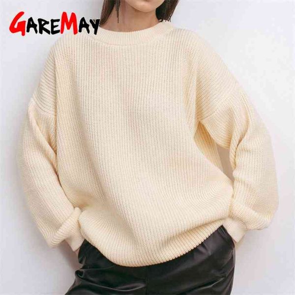 women's knitted sweater autumn winter elegant jumper oversized pullover o neck casual beige knit vintage brown sweater long 210918, White;black
women's knitted sweater autumn winter elegant jumper oversized pullover o neck casual beige knit vintage brown sweater long 210918, White;black