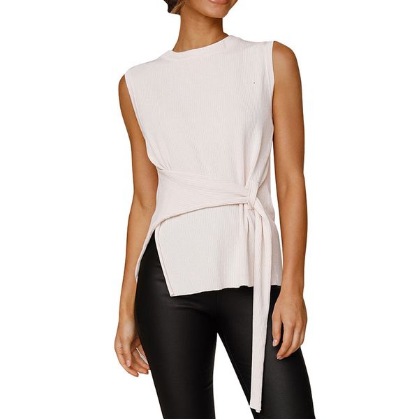 women's t-shirt summer casual shirt, slim, sleeveless, office, division, solid, round collar, korean outfit, sj6098m e2pf, White
women's t-shirt summer casual shirt, slim, sleeveless, office, division, solid, round collar, korean outfit, sj6098m e2pf, White