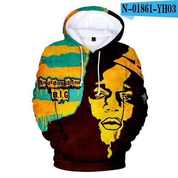 men's hoodies & sweatshirts classic funny biggie smalls rapper 3d men/women long sleeve hoodie casual notorious b.i.g. pullover, Black
men's hoodies & sweatshirts classic funny biggie smalls rapper 3d men/women long sleeve hoodie casual notorious b.i.g. pullover, Black