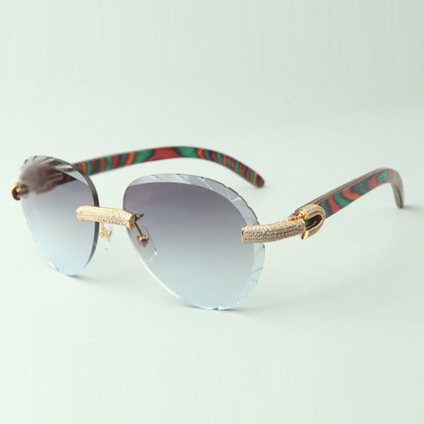 2022 exquisite classic micro-pave diamond sunglasses 3524027, natural peacock wooden temples glasses, size: 18-135 mm, White;black
2022 exquisite classic micro-pave diamond sunglasses 3524027, natural peacock wooden temples glasses, size: 18-135 mm, White;black