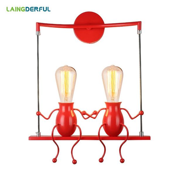 wall lamp modern iron children's creativity led wandlamp for bedroom dining room black/white/red lights
wall lamp modern iron children's creativity led wandlamp for bedroom dining room black/white/red lights