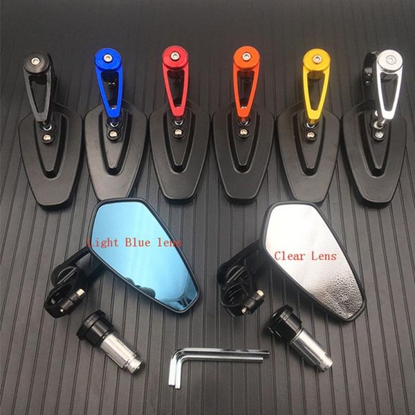 motorcycle mirrors 1 pair universal 7/8'' 22mm aluminum rear view side mirror rearview moto bike handle bar end
motorcycle mirrors 1 pair universal 7/8'' 22mm aluminum rear view side mirror rearview moto bike handle bar end