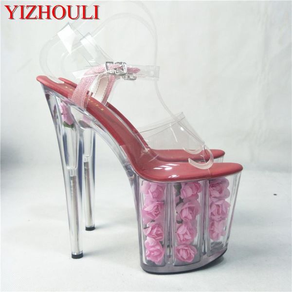 cm, high heel ladies fashion transparent sandals,8 inches pink flowers for the wedding crystal shoes sandals, Black
cm, high heel ladies fashion transparent sandals,8 inches pink flowers for the wedding crystal shoes sandals, Black