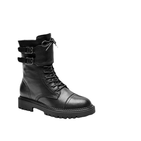 boots motorcycle women cow leather zipper closure buckle decoration lace-up ladies ankle winter handmade, Black
boots motorcycle women cow leather zipper closure buckle decoration lace-up ladies ankle winter handmade, Black