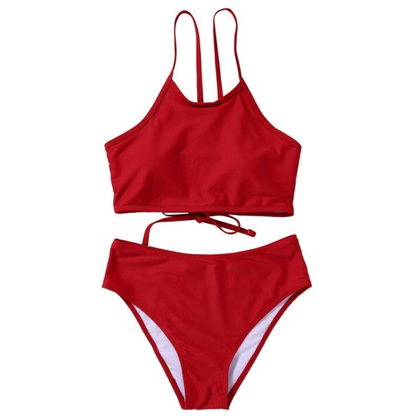 women vintage swimsuit two piece retro halter high waist bikini summer beach bathing suit one-piece suits
women vintage swimsuit two piece retro halter high waist bikini summer beach bathing suit one-piece suits