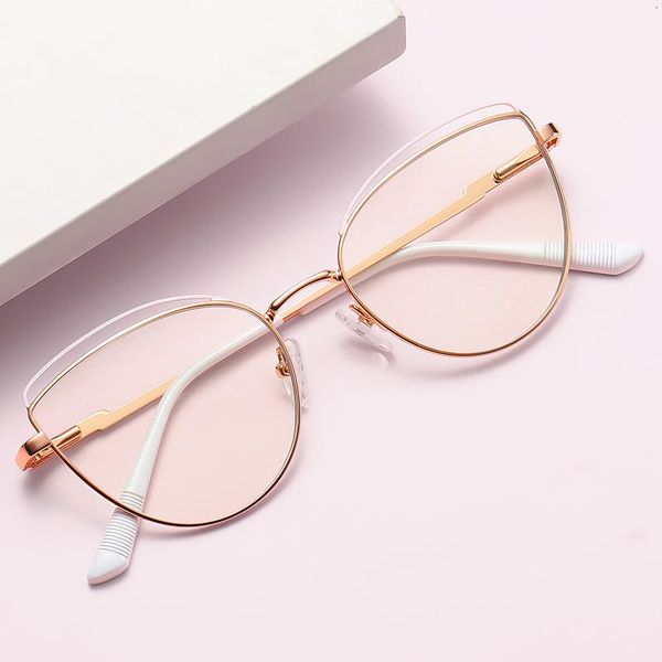 sunglasses anti-blue glasses women's optical cateye eyeglasses metal frame spring hinge two-color eyewear luomon wd502, White;black
sunglasses anti-blue glasses women's optical cateye eyeglasses metal frame spring hinge two-color eyewear luomon wd502, White;black