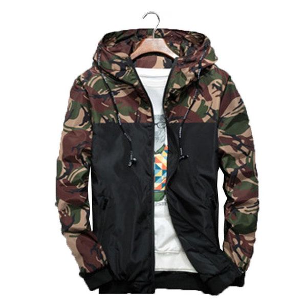 men's jackets camouflage jacket coat male 6xl spring autumn hooded slim fat streetwear thin casual men brand clothing, Black;brown
men's jackets camouflage jacket coat male 6xl spring autumn hooded slim fat streetwear thin casual men brand clothing, Black;brown