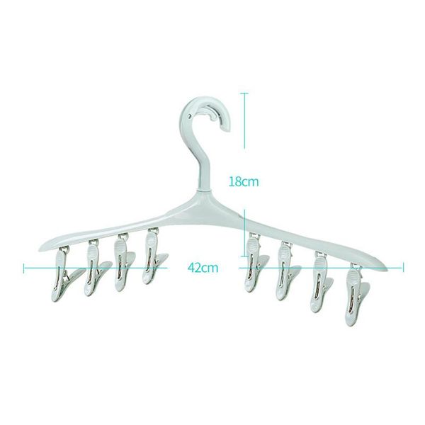 hangers & racks 2pcs 8 clip plastic windproof hanger rack clothespin clothes socks underwear drying clips und sale
hangers & racks 2pcs 8 clip plastic windproof hanger rack clothespin clothes socks underwear drying clips und sale