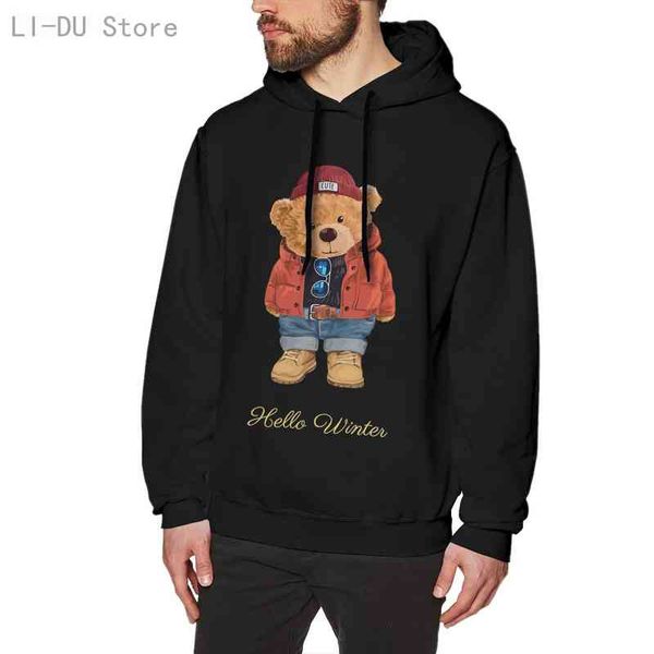 fashion funny hooded men sweatshirts hello winter slogan bear toy style men's women clothes streetwear harajuku, Black
fashion funny hooded men sweatshirts hello winter slogan bear toy style men's women clothes streetwear harajuku, Black